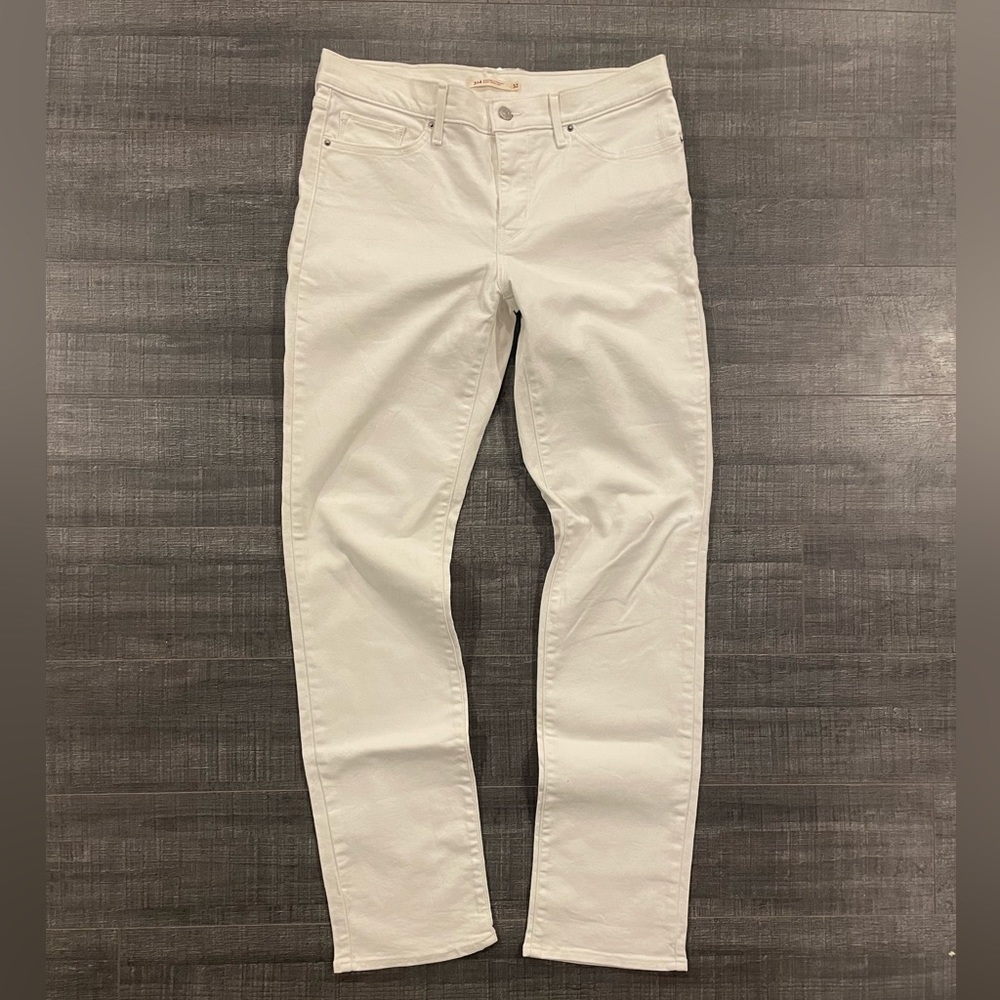 Rare 314 White White Tab Levi’s Jeans 32x36